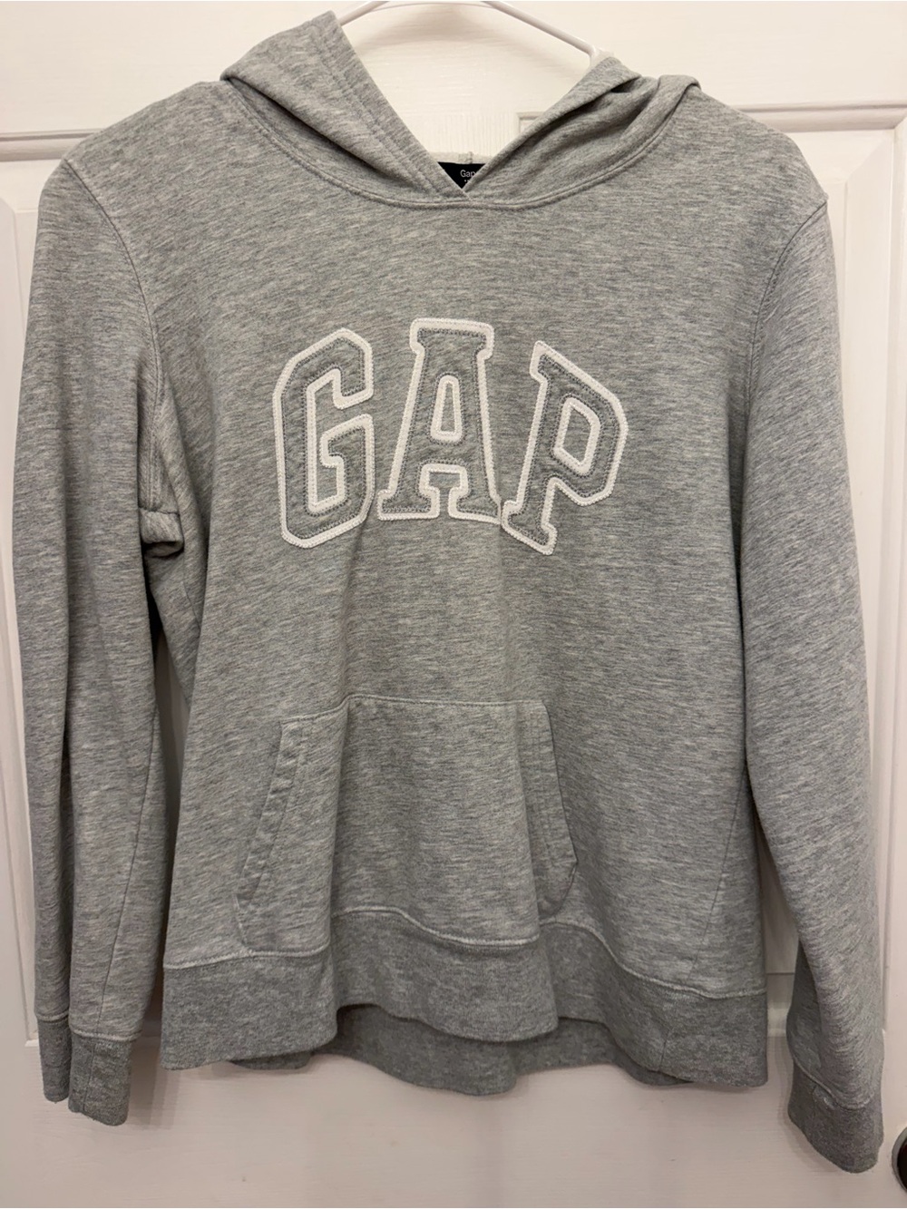 GAP Light Gray Crewneck Hooded Sweatshirt
